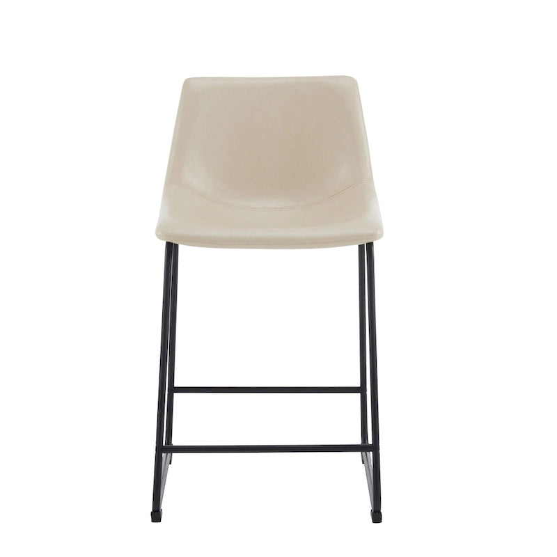 Lot de 2 tabourets de bar 24 pouces style rétro
