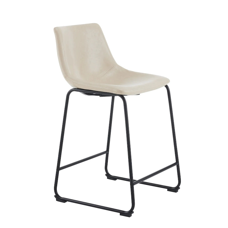 Lot de 2 tabourets de bar 24 pouces style rétro