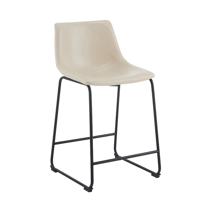 Lot de 2 tabourets de bar 24 pouces style rétro
