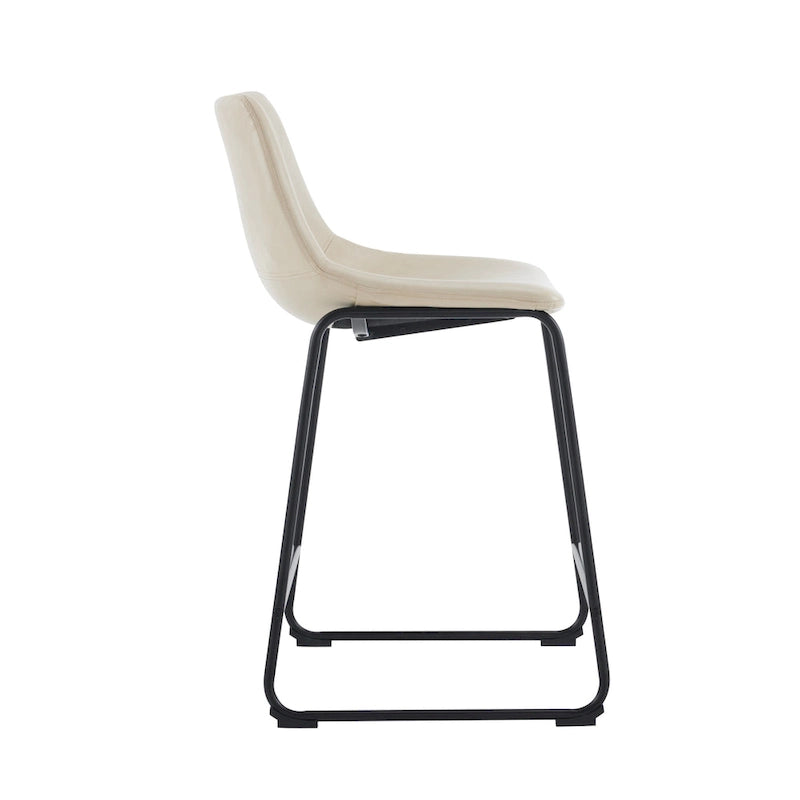 Lot de 2 tabourets de bar 24 pouces style rétro