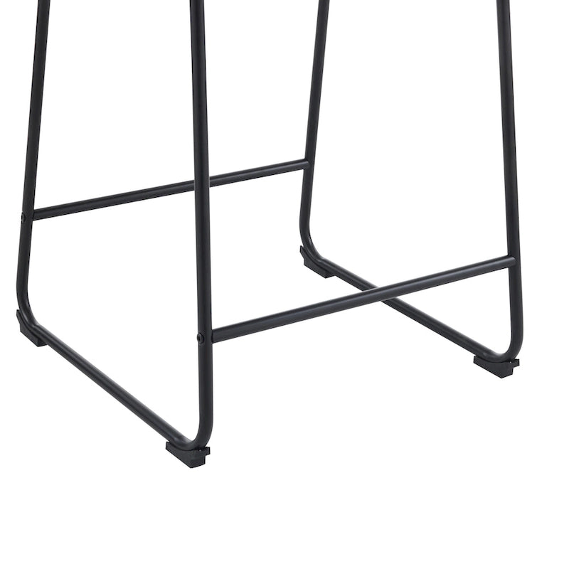 Lot de 2 tabourets de bar 24 pouces style rétro