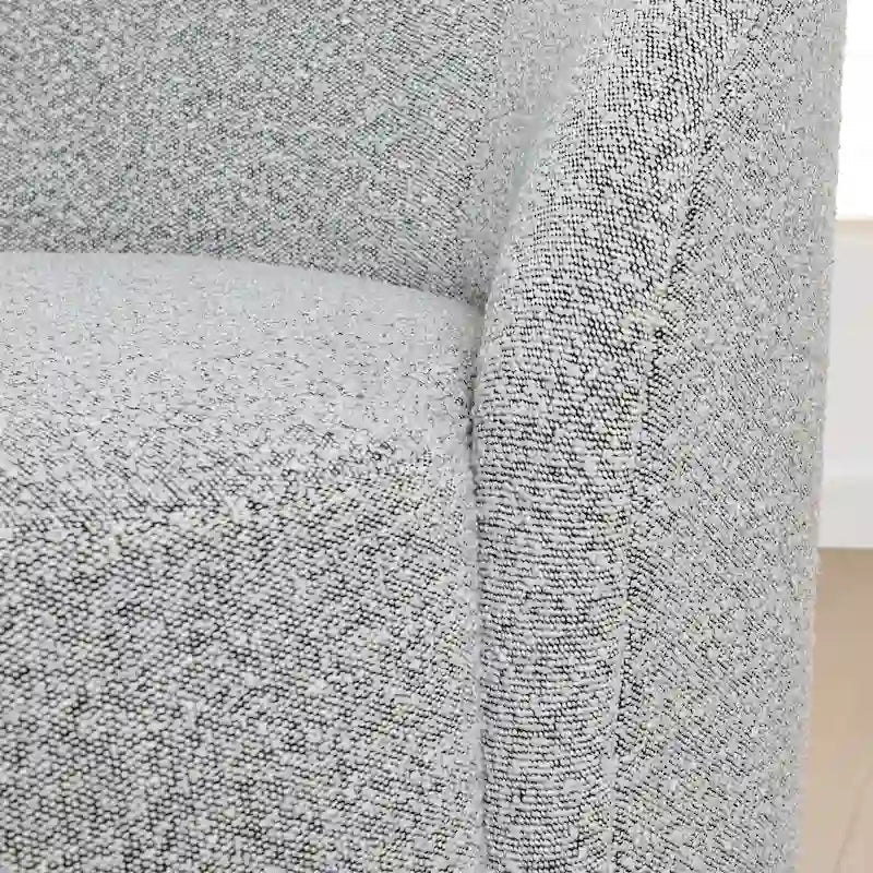 Causeuse Sherpa Rembourrée, Canapé Bouclé, 68W