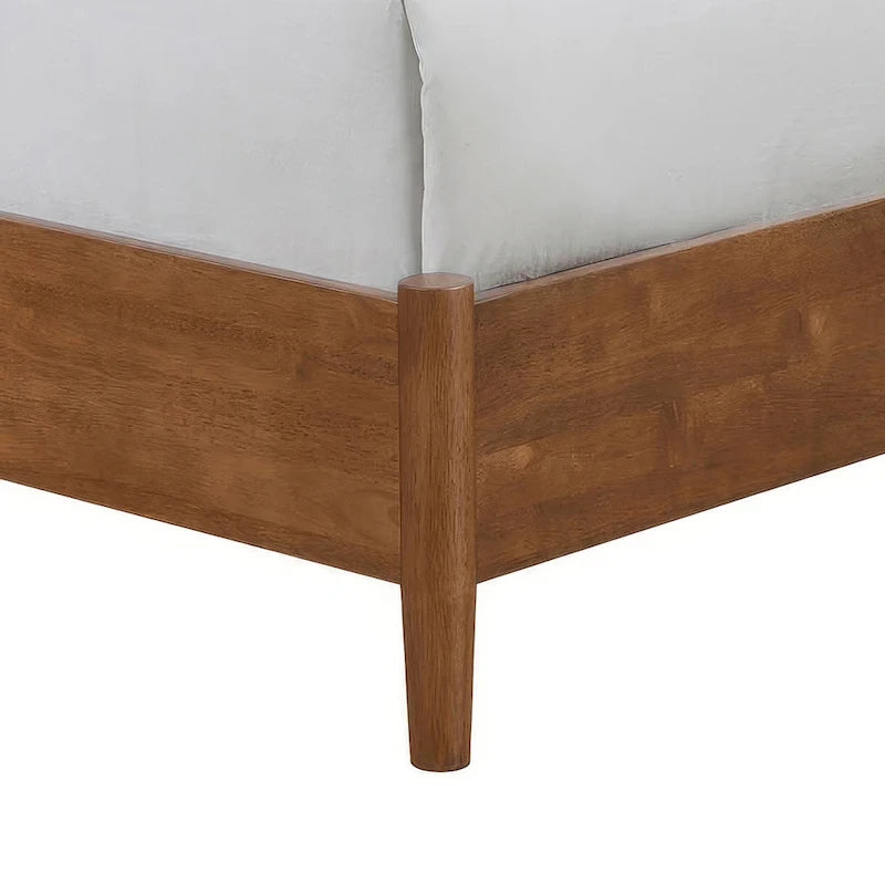 Ensemble de chambre à coucher 3 pièces en tissu bouclé, style milieu du siècle