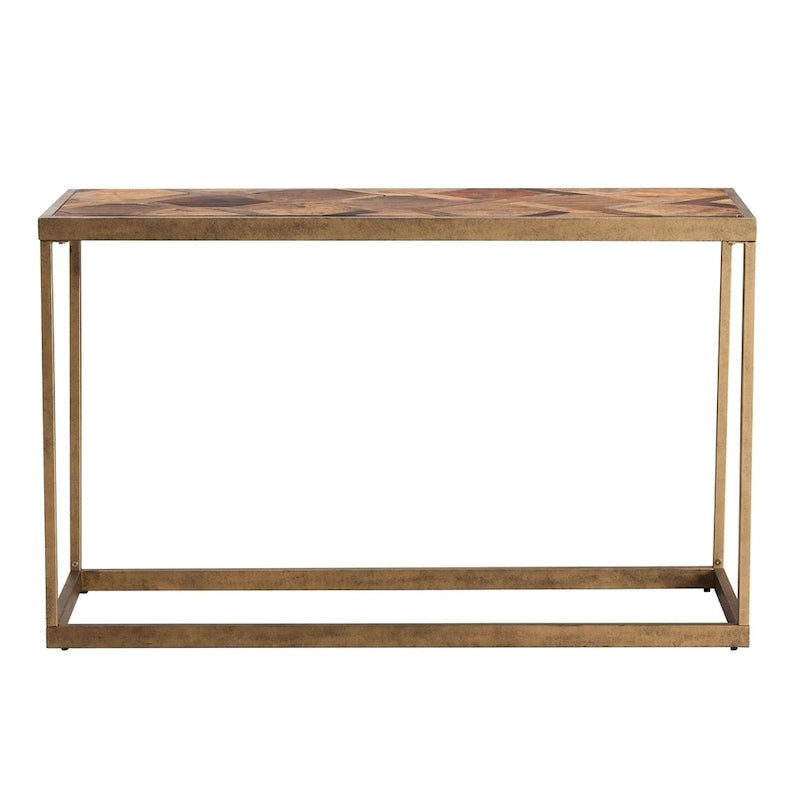 Console en bois de récupération moderne