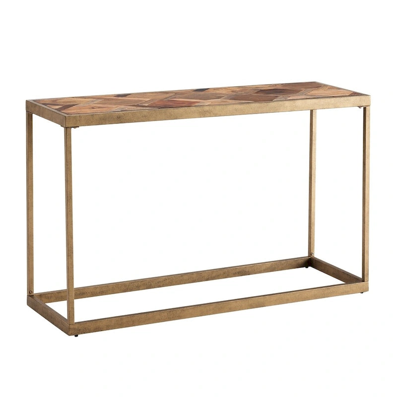 Console en bois de récupération moderne