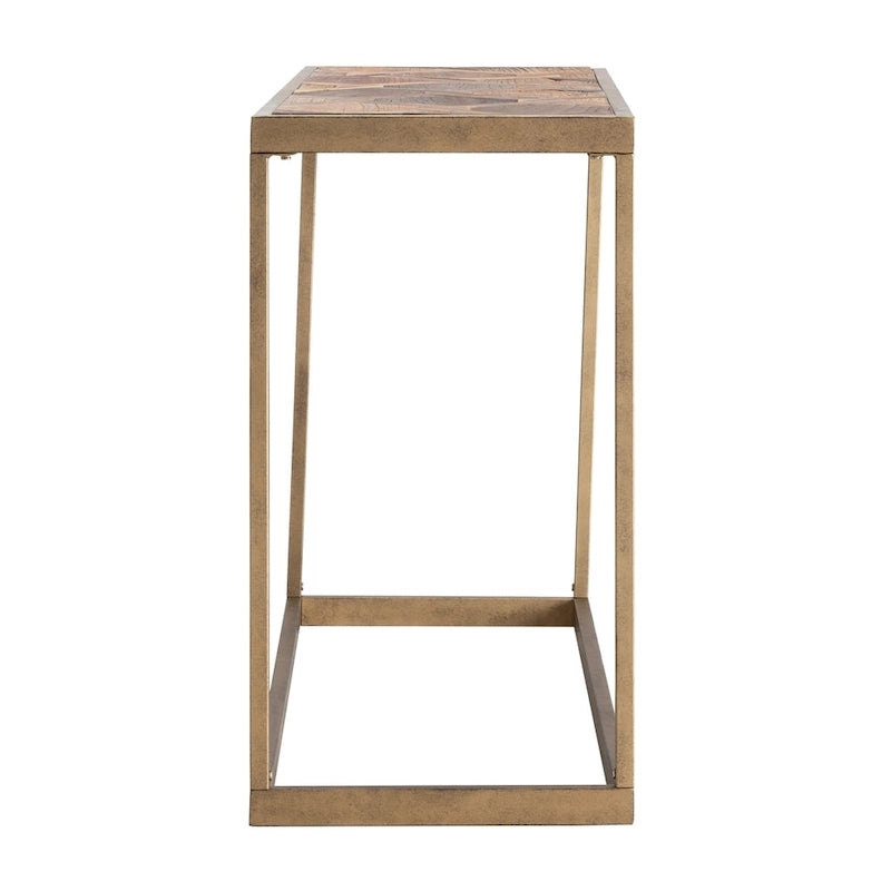 Console en bois de récupération moderne