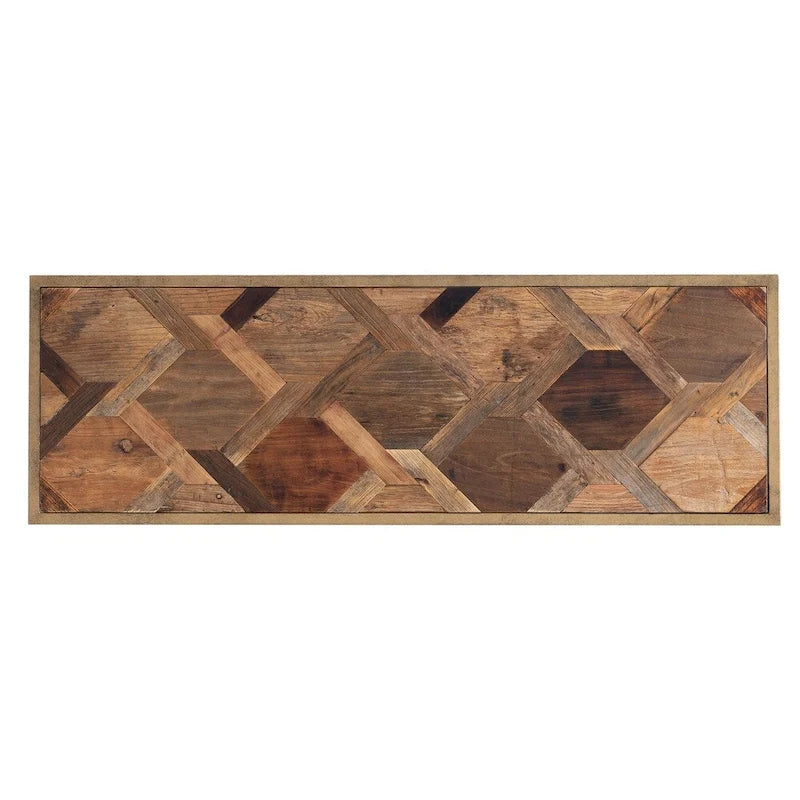 Console en bois de récupération moderne