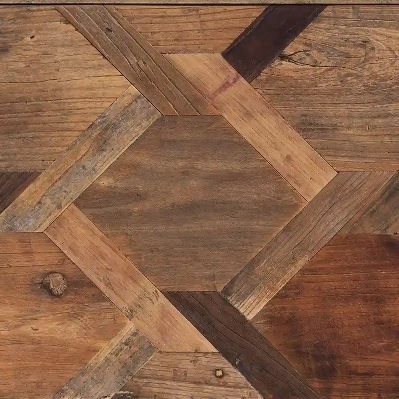 Console en bois de récupération moderne