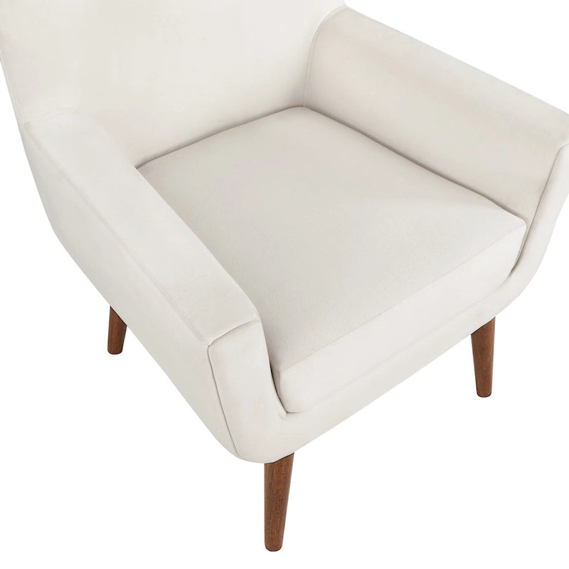 Fauteuil médiéval en velours