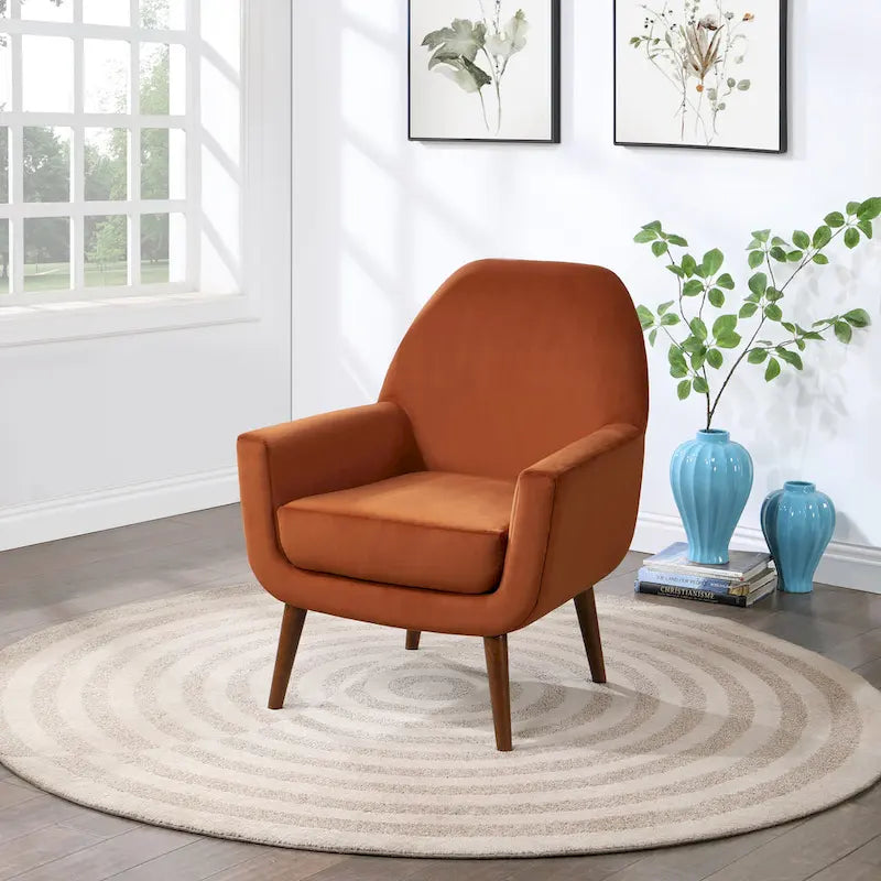 Fauteuil médiéval en velours