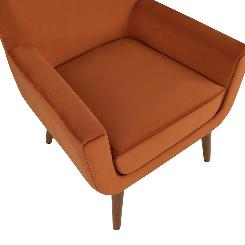 Fauteuil médiéval en velours