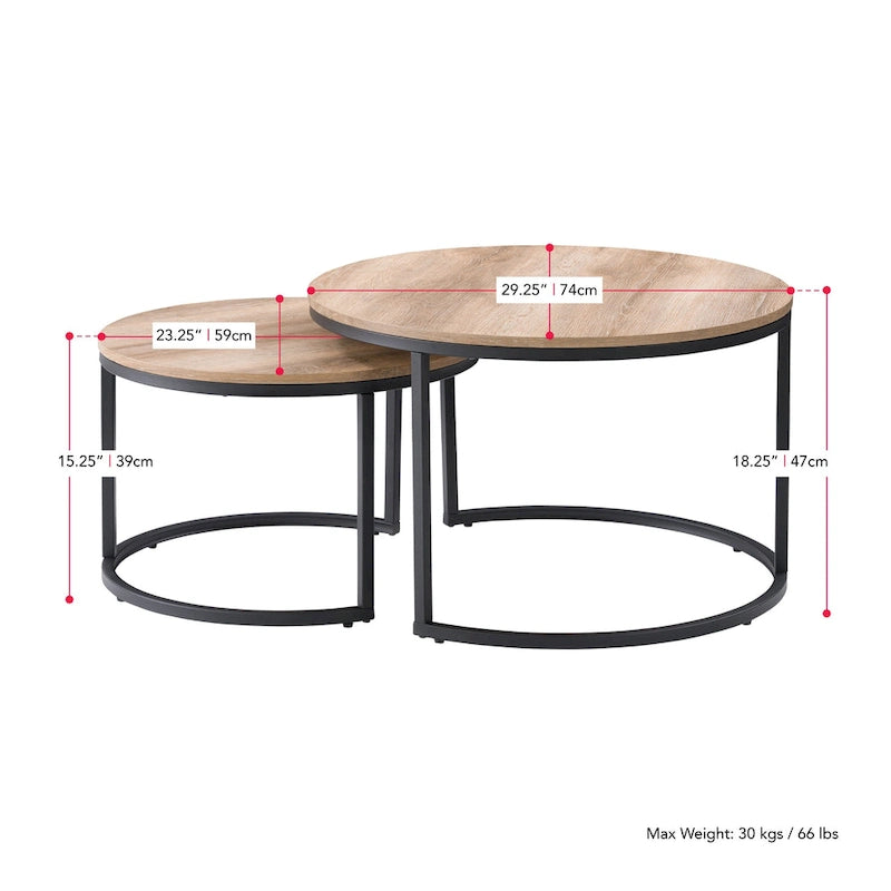 Tables basses gigognes