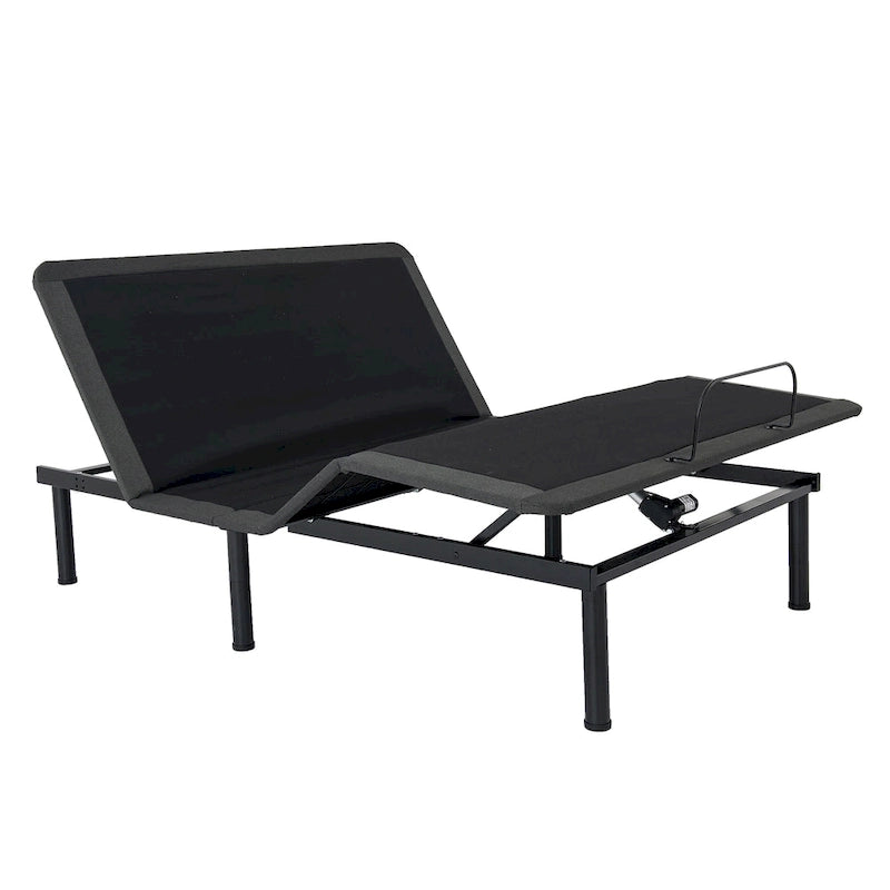 Bridgevine Home Quick Assembly Adjustable Bedframe with Voice Activated Controls