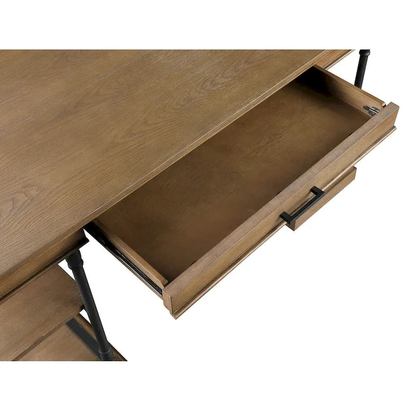 Bureau d'écriture en bois avec tiroir