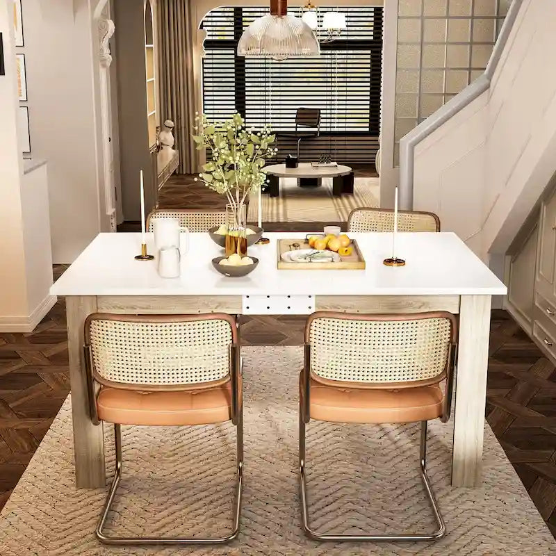 Table à manger moderne extensible