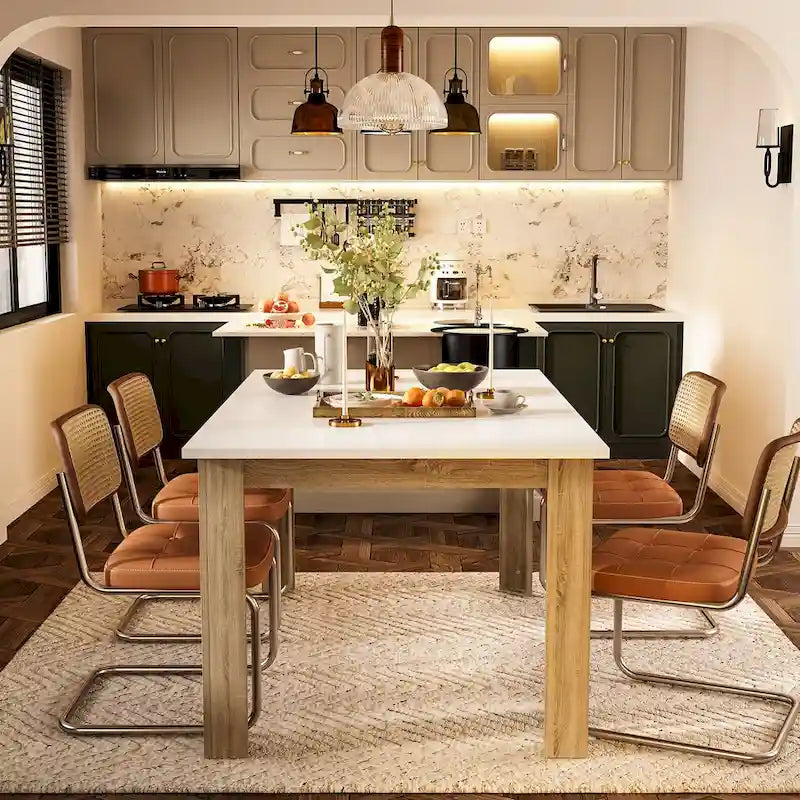 Table à manger moderne extensible
