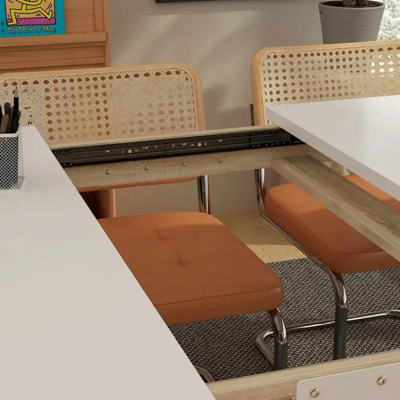 Table à manger moderne extensible