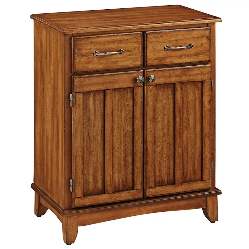 Buffet en chêne avec plateau en bois