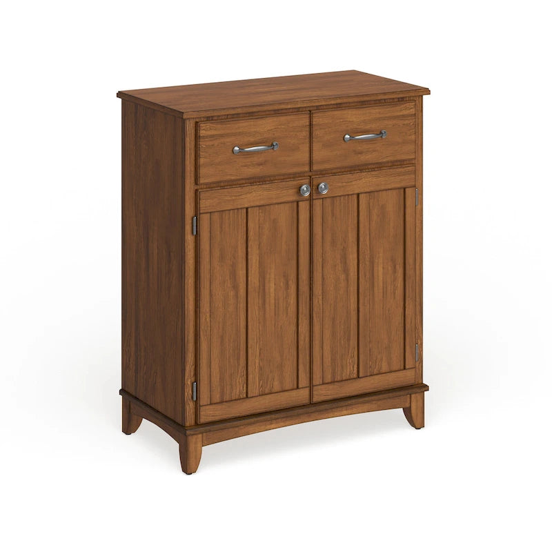 Buffet en chêne avec plateau en bois