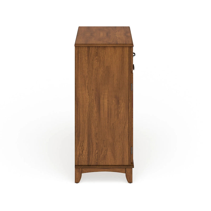 Buffet en chêne avec plateau en bois