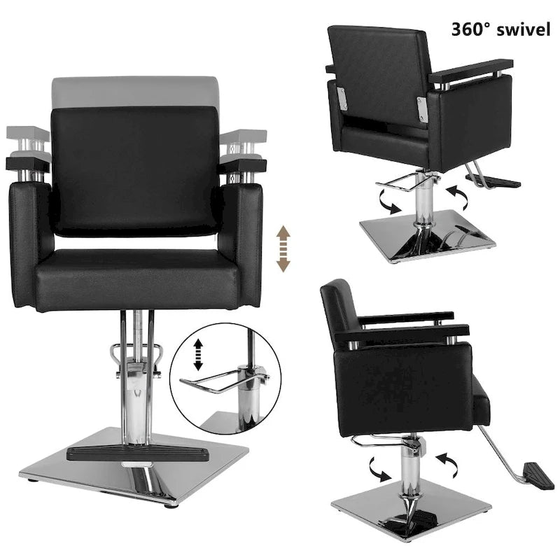 Fauteuil de coiffure hydraulique pour salon de coiffure