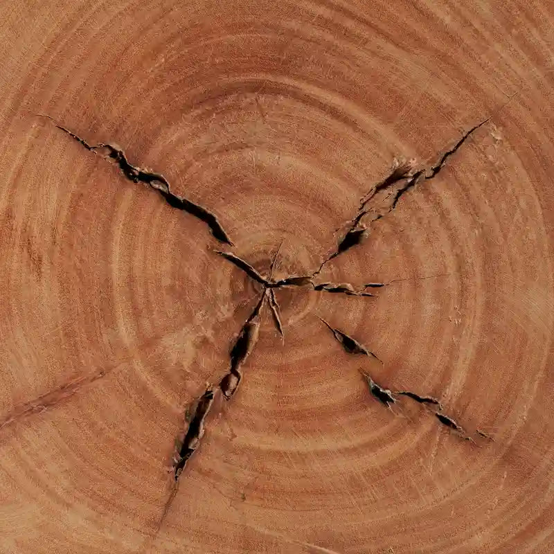 Tabouret rustique en bois massif recyclé