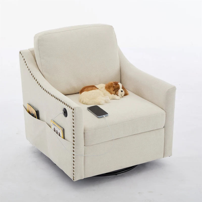 Fauteuil pivotant à 360 degrés