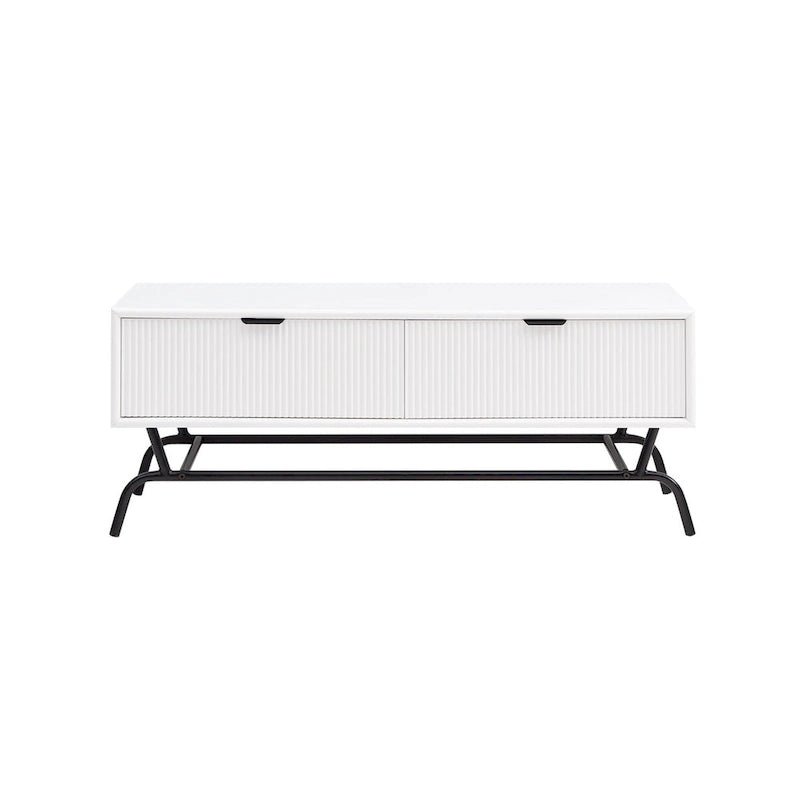 Ensemble de table basse et de table d'appoint modernes deux pièces