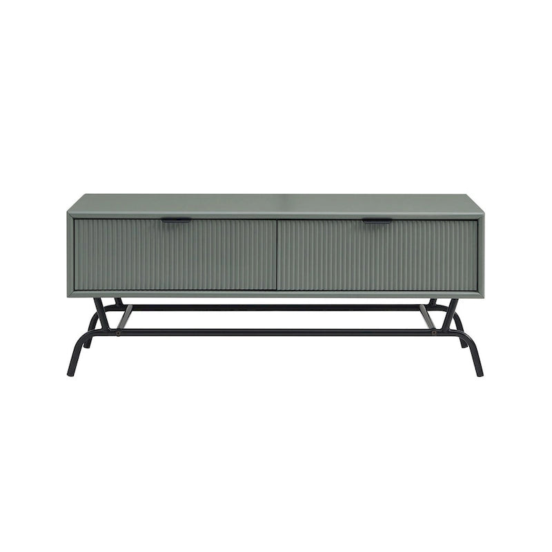 Ensemble de table basse et de table d'appoint modernes deux pièces