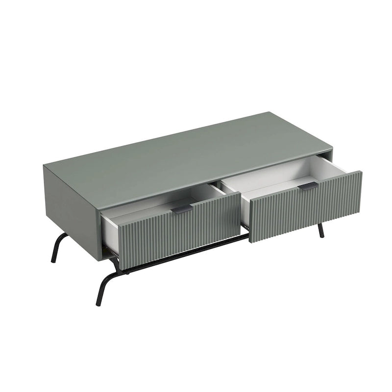 Ensemble de table basse et de table d'appoint modernes deux pièces