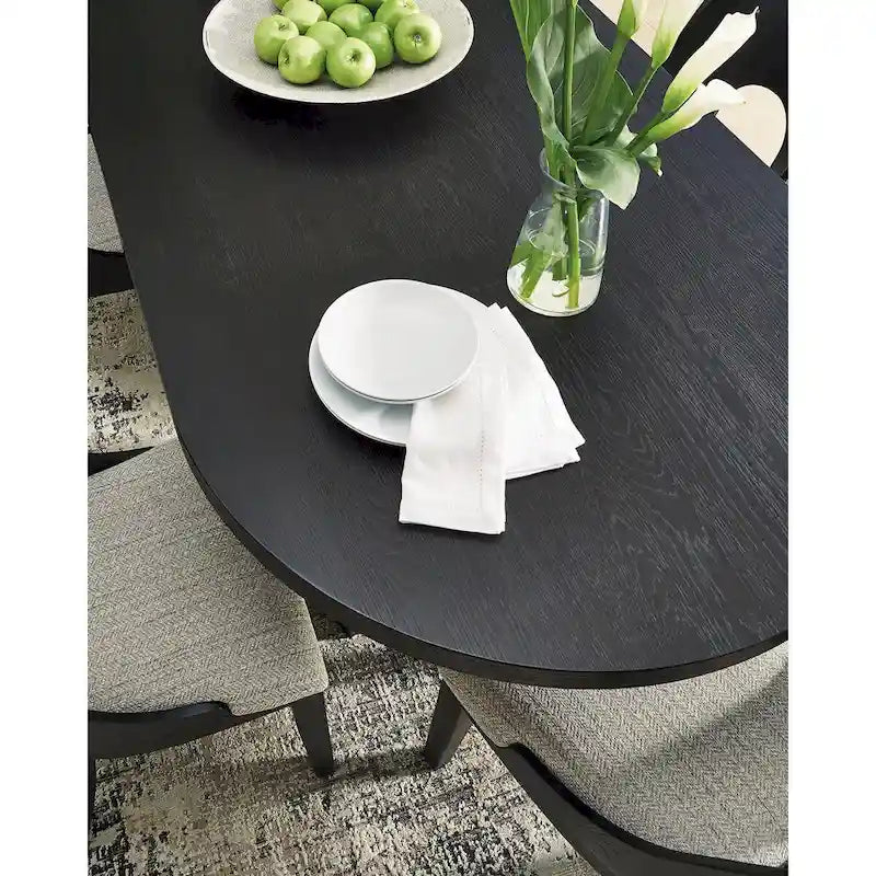 Table à manger noire