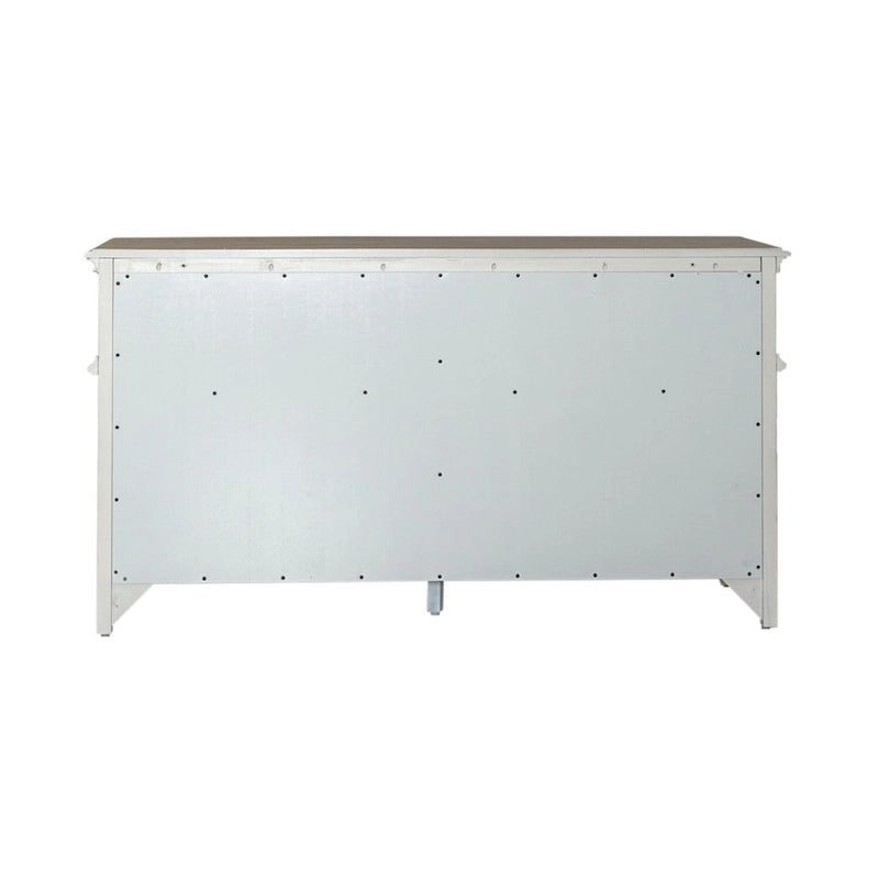 Crédence Blanc Antique - Largeur 56 x Profondeur 21 x Hauteur 30